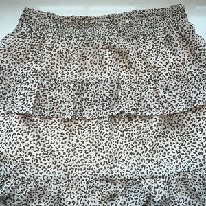 NWOT Leopard Print Altar’d State Skirt